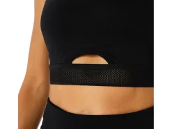 Cheap ASICS MESH PANEL TRAINING BRA Performance Black
