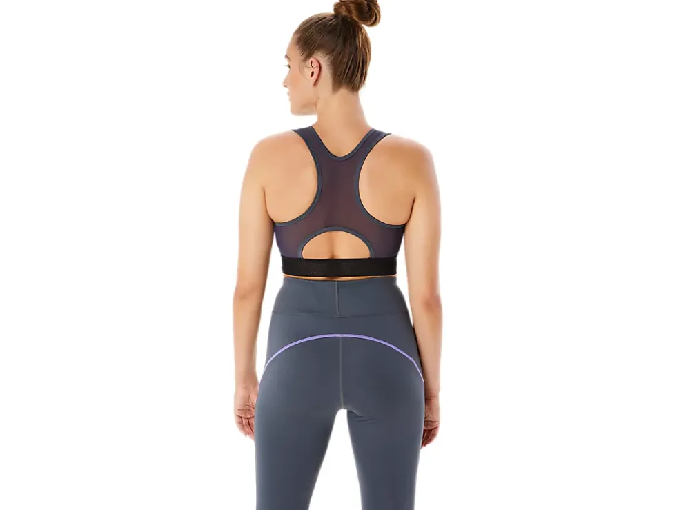 Online ASICS MESH PANEL TRAINING BRA Carrier Grey