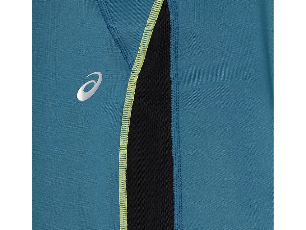 Store ASICS MESH PANEL TRAINING TIGHT Gloomy Sea
