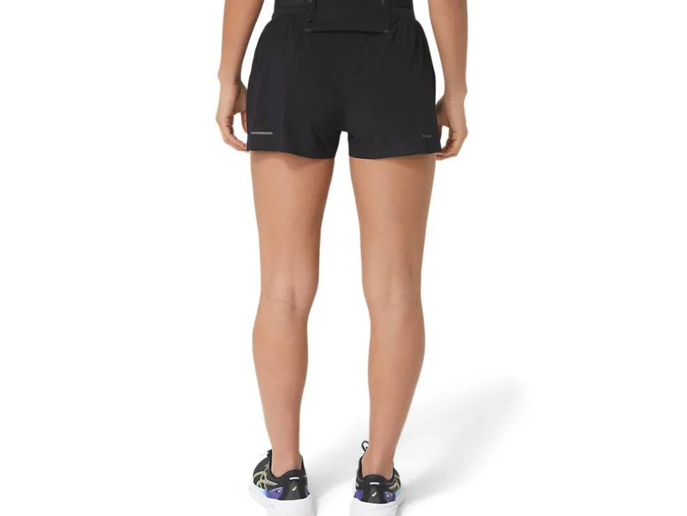 Hot ASICS METARUN SPLIT SHORT Performance Black