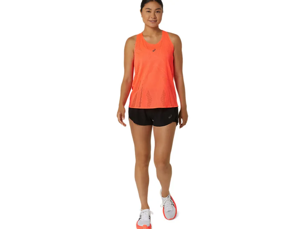 Hot ASICS METARUN TANK Sunrise Red