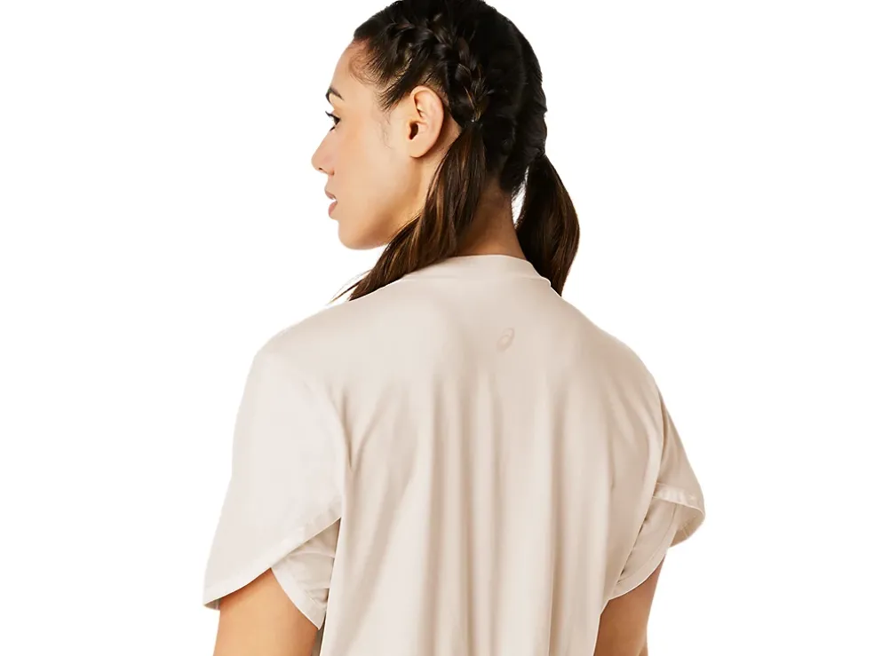 Clearance ASICS NAGINO FLEX SHORT SLEEVE TOP Rose Dust