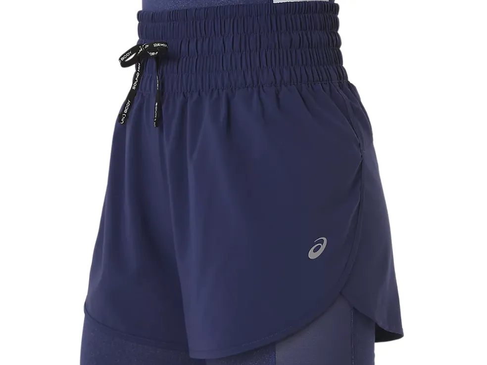 Clearance ASICS NAGINO 4IN RUN SHORT Indigo Blue