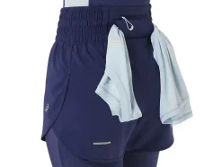 Clearance ASICS NAGINO 4IN RUN SHORT Indigo Blue