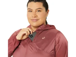Cheap ASICS NAGINO PACKABLE RUN JACKET Brisket Red