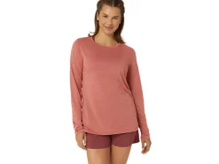 Fashion ASICS NAGINO RUN LONG SLEEVE TOP Light Garnet