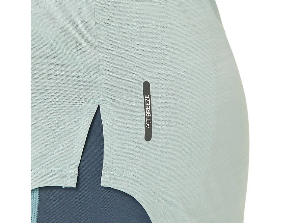 Hot ASICS NAGINO RUN LONG SLEEVE TOP Ocean Haze