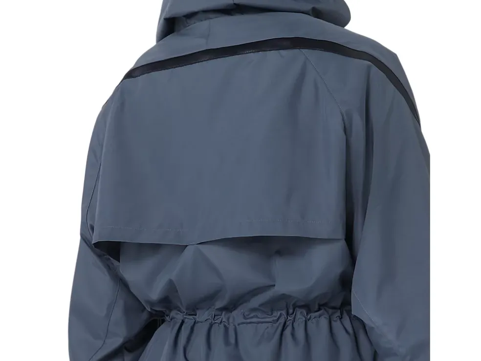 Best Sale ASICS NAGINO WOVEN LONG JACKET Tarmac