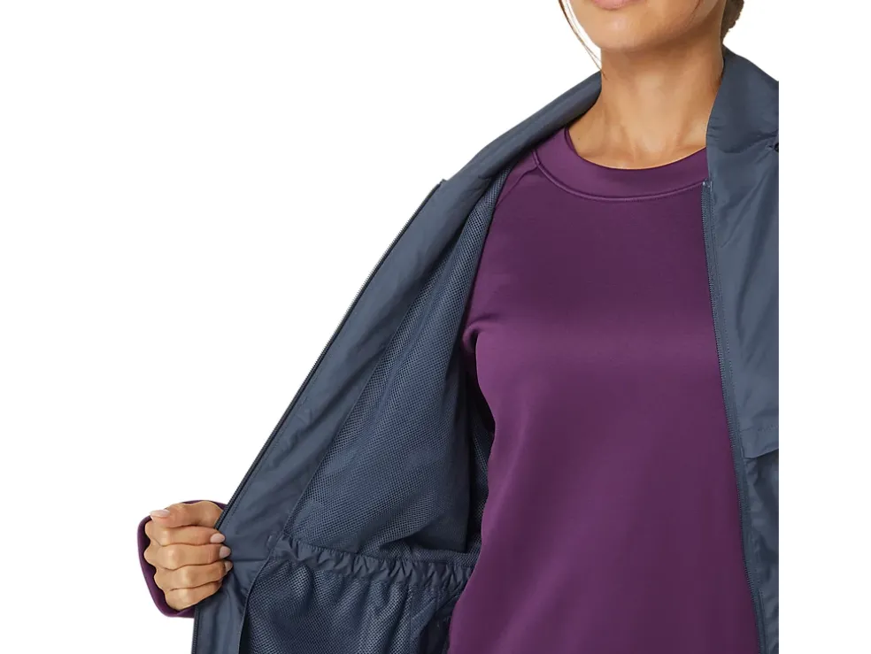 Best Sale ASICS NAGINO WOVEN LONG JACKET Tarmac
