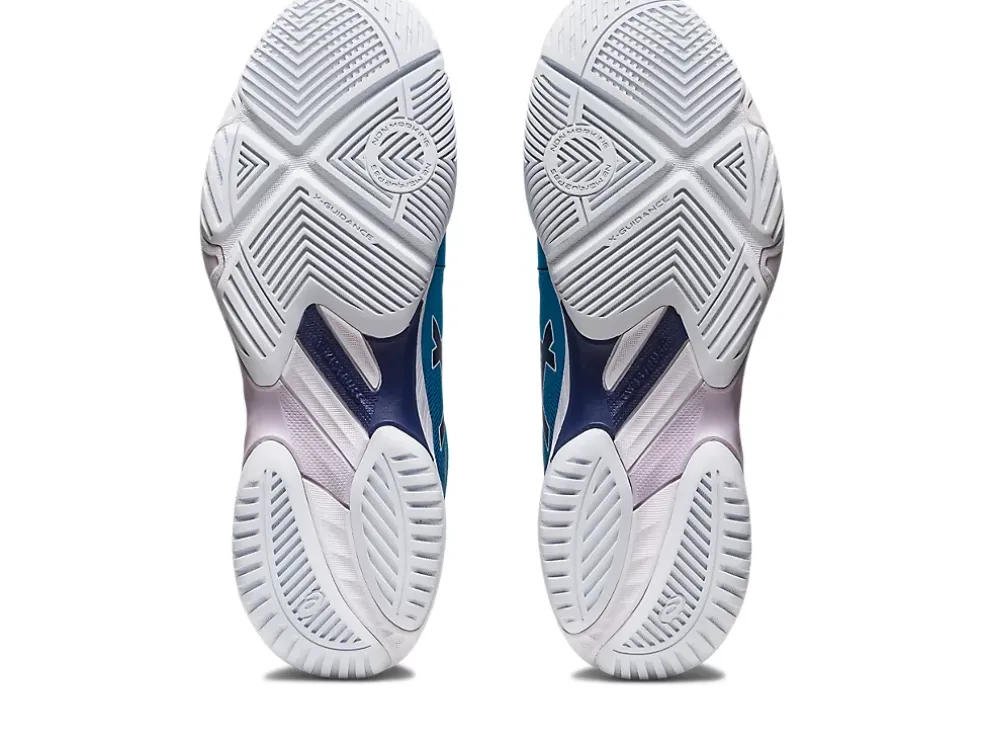 Shop ASICS NETBURNER BALLISTIC FF MT 3 Island Blue/Indigo Blue