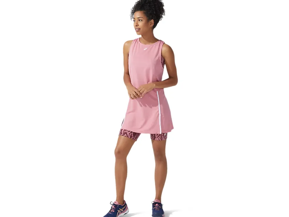 Online ASICS NEW STRONG 92 DRESS Smokey Rose/Deep Mars Print