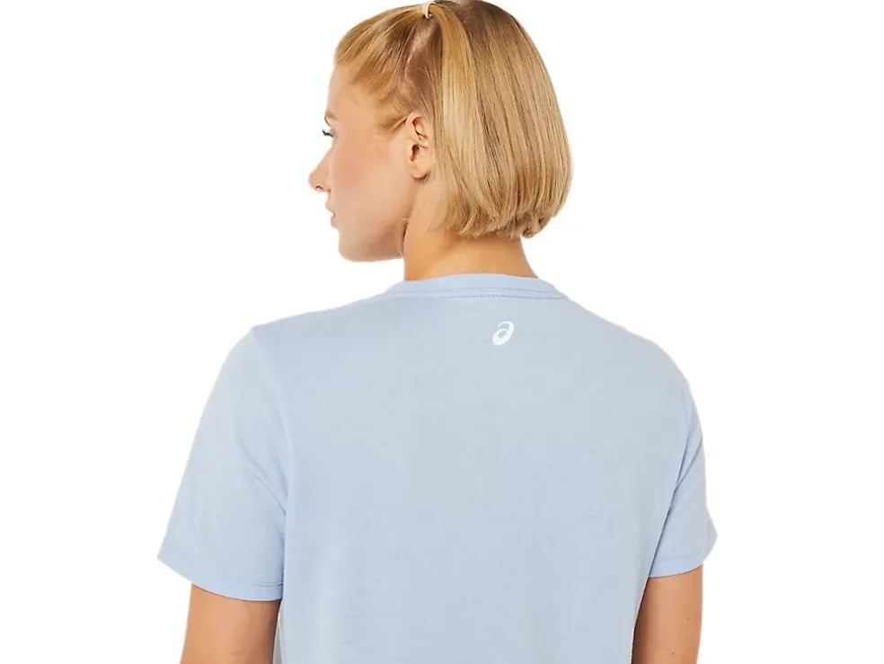 Best ASICS NEW STRONG 92 GRAPHIC TEE Mist/Glow Yellow