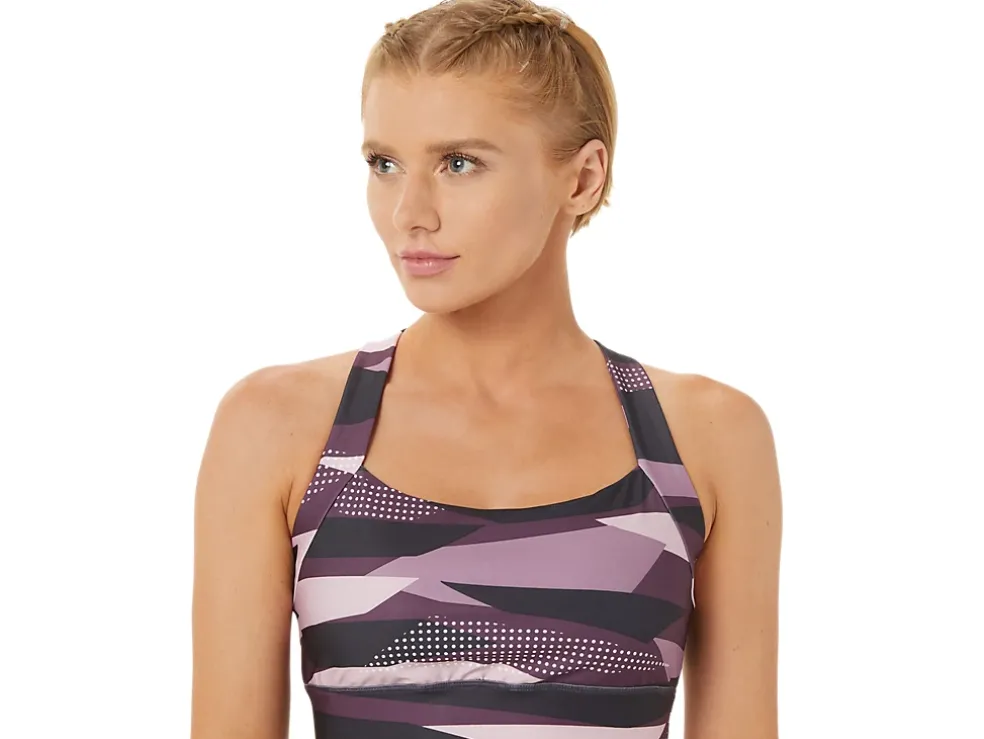 Online ASICS NEW STRONG 92 PRINTED BRA Barely Rose Print