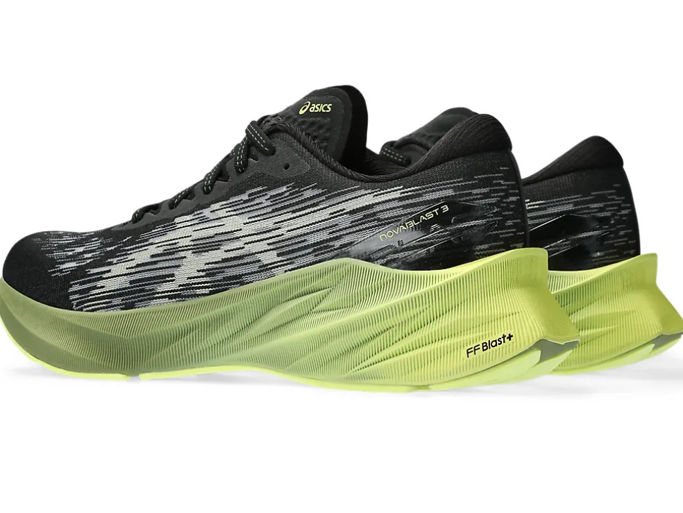Best Sale ASICS NOVABLAST 3 Black/Dried Leaf Green