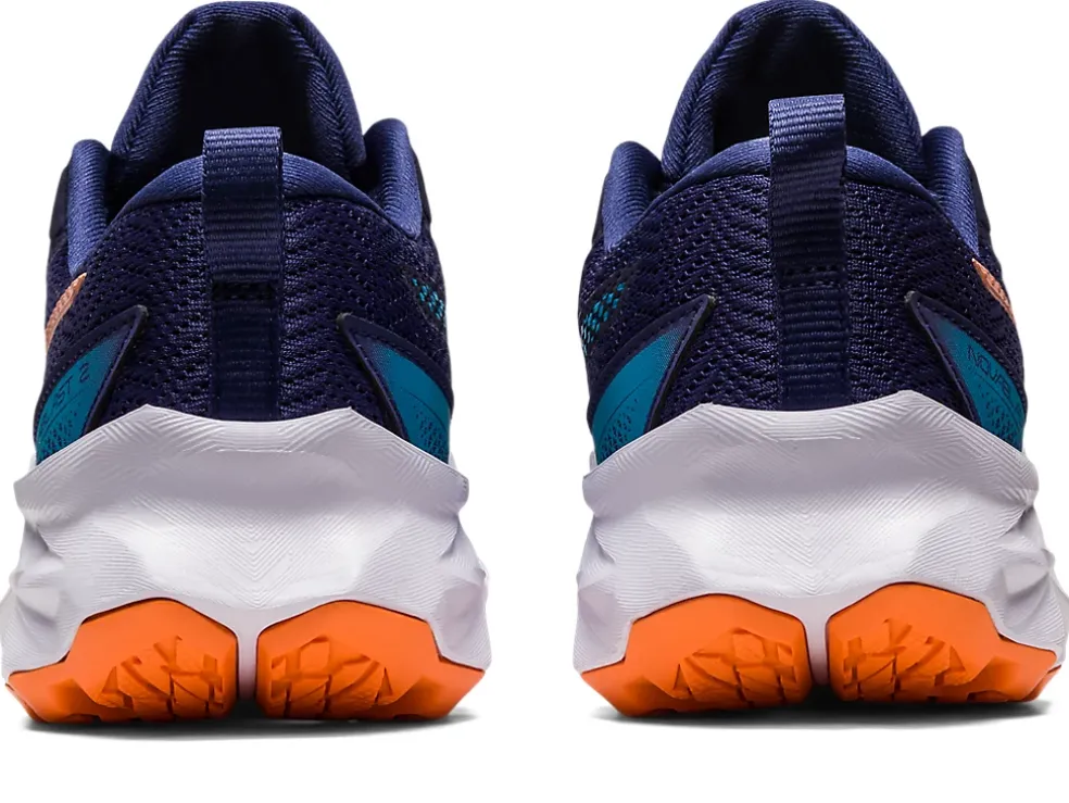 Store ASICS NOVABLAST 2 GRADE SCHOOL Indigo Blue/Sun Peach