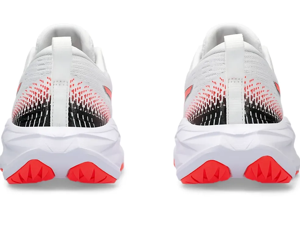 Fashion ASICS NOVABLAST 4 GRADE SCHOOL White/Sunrise Red
