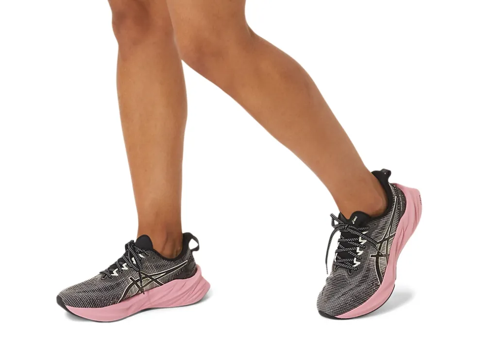 Clearance ASICS NOVABLAST 3 LE Black/Pink Rave