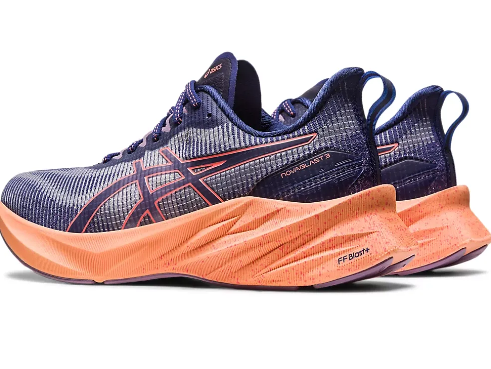 Discount ASICS NOVABLAST 3 LE Indigo Blue/Papaya