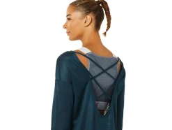 New ASICS OPEN BACK LONG SLEEVE TOP French Blue