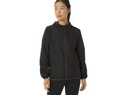 Store ASICS PACKABLE JACKET Performance Black/Deep Plum