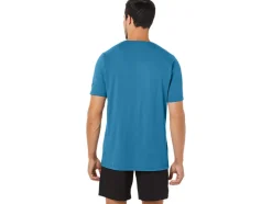Hot ASICS PAINTBRUSH SHORT SLEEVE TEE Island Blue Heather