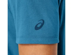 Hot ASICS PAINTBRUSH SHORT SLEEVE TEE Island Blue Heather