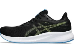 Cheap ASICS PATRIOT 13 Black/Electric Lime