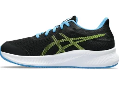 Cheap ASICS PATRIOT 13 GRADE SCHOOL Black/Electric Lime