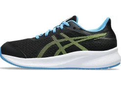 Cheap ASICS PATRIOT 13 GRADE SCHOOL Black/Electric Lime