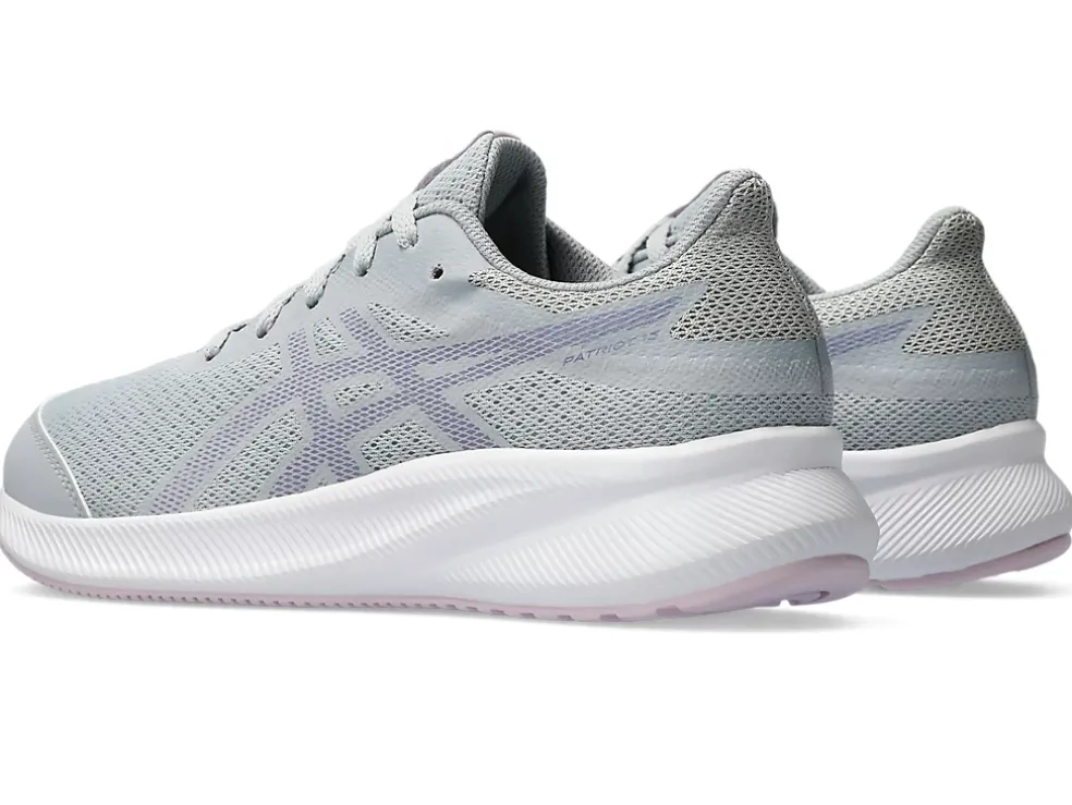 Best ASICS PATRIOT 13 GRADE SCHOOL Piedmont Grey/Faded Ash Rock