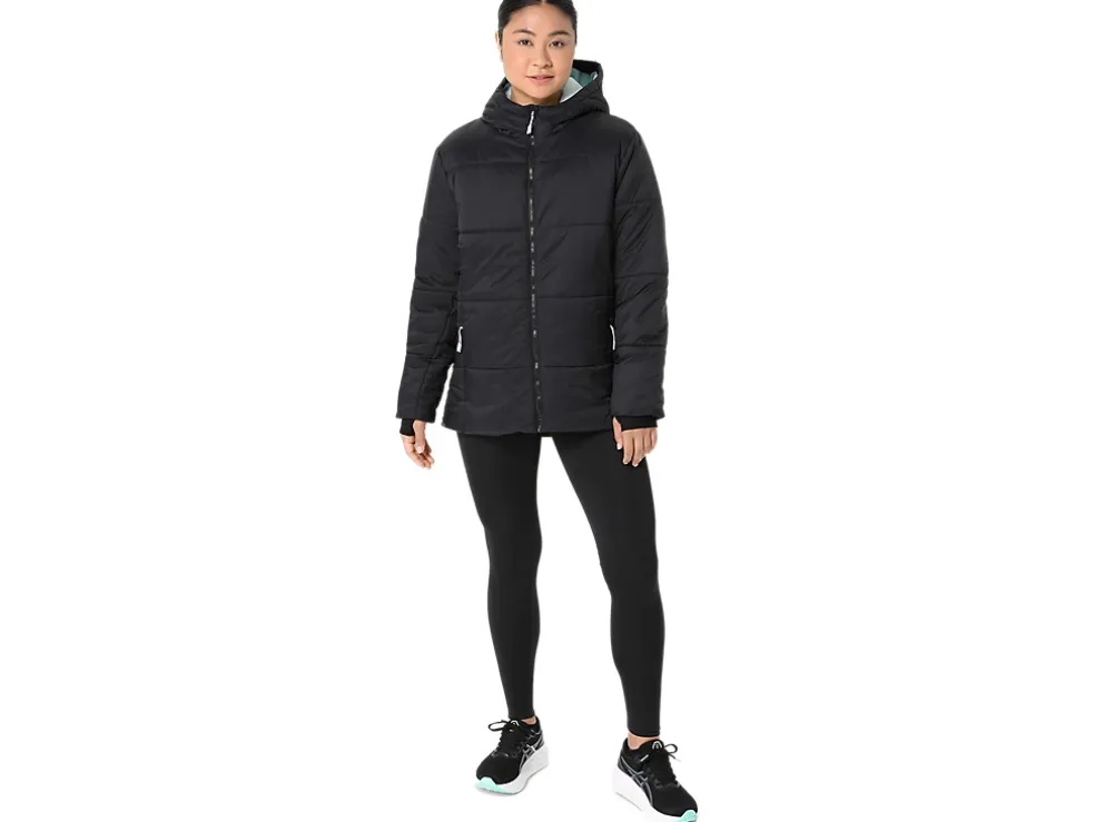 Best ASICS PERFORMANCE INSULATED JACKET 2.0 Performance Black/Aquamarine