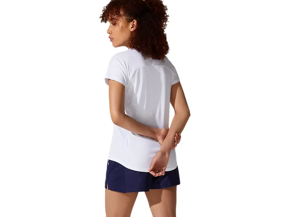 Clearance ASICS PIPING TEE Brilliant White