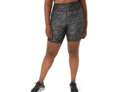 Cheap ASICS PR LYTE 5IN RUN Â SHORT WITH POCKETS Night Shade/Sage Print
