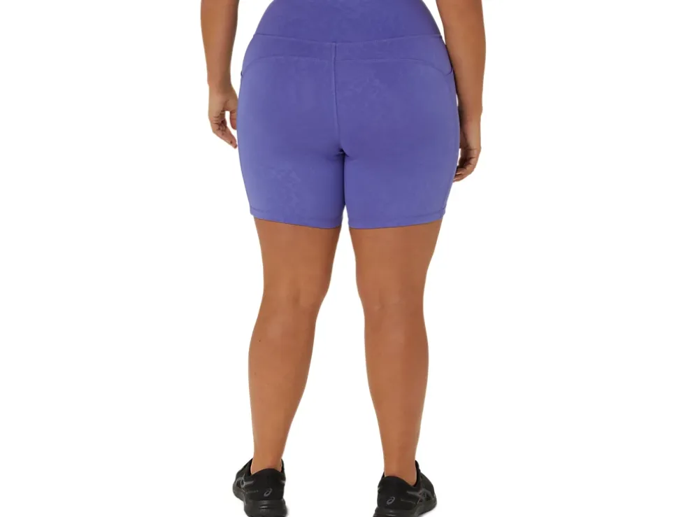 Cheap ASICS PR LYTE 5IN RUN SHORT WITH POCKETS Blue Violet Suminagshi Print