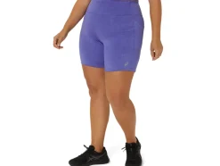 Cheap ASICS PR LYTE 5IN RUN SHORT WITH POCKETS Blue Violet Suminagshi Print