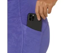 Cheap ASICS PR LYTE 5IN RUN SHORT WITH POCKETS Blue Violet Suminagshi Print