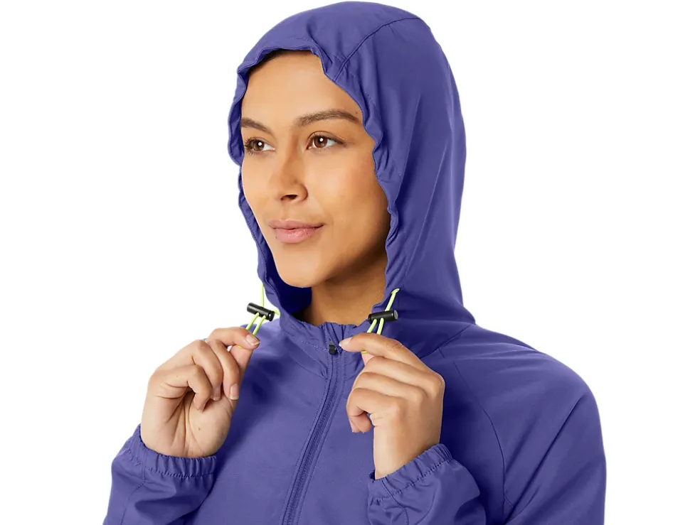Best ASICS PR LYTE PACKABLE JACKET Blue Violet