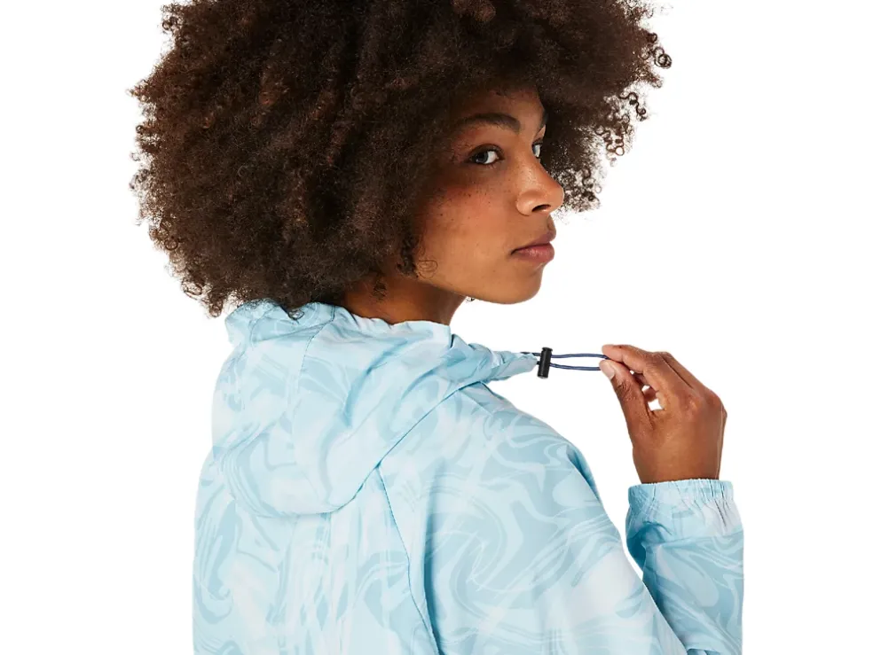 Discount ASICS PR LYTE PACKABLE JACKET Sky Sumi Drop