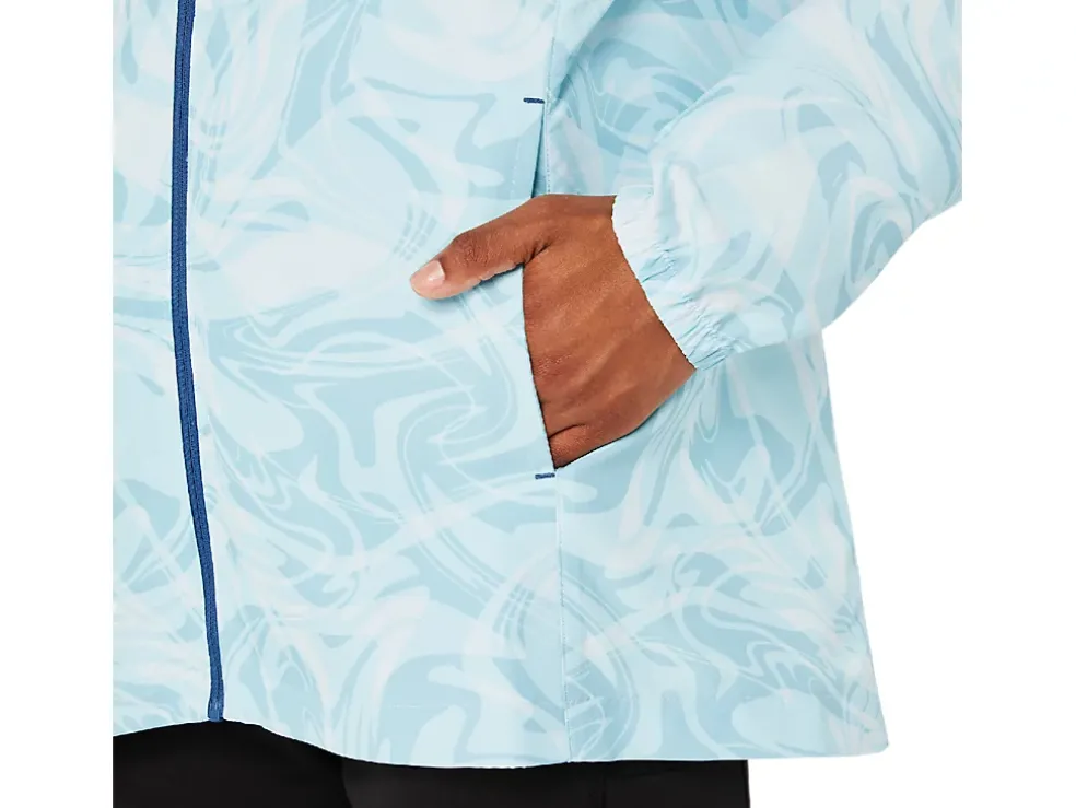 Discount ASICS PR LYTE PACKABLE JACKET Sky Sumi Drop