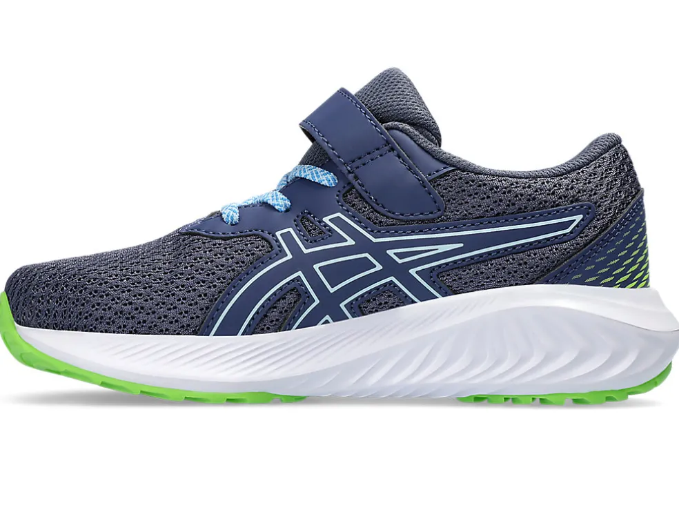 Shop ASICS PRE EXCITE 10 PRE-SCHOOL Thunder Blue/Light Blue