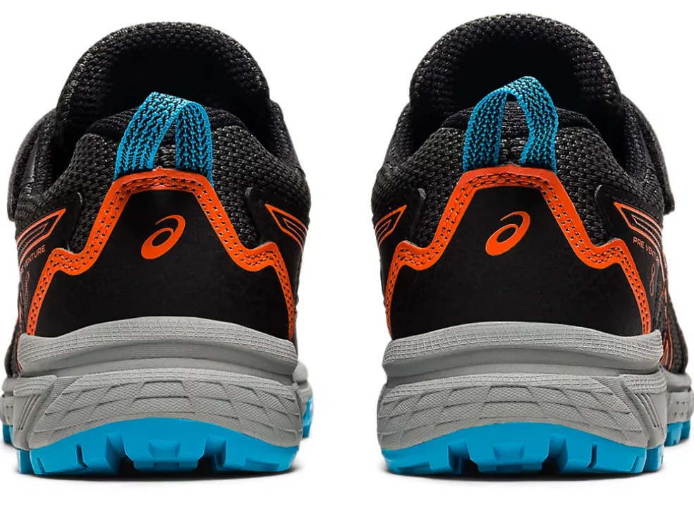 Sale ASICS PRE VENTURE 8 PRE-SCHOOL Black/Marigold Orange