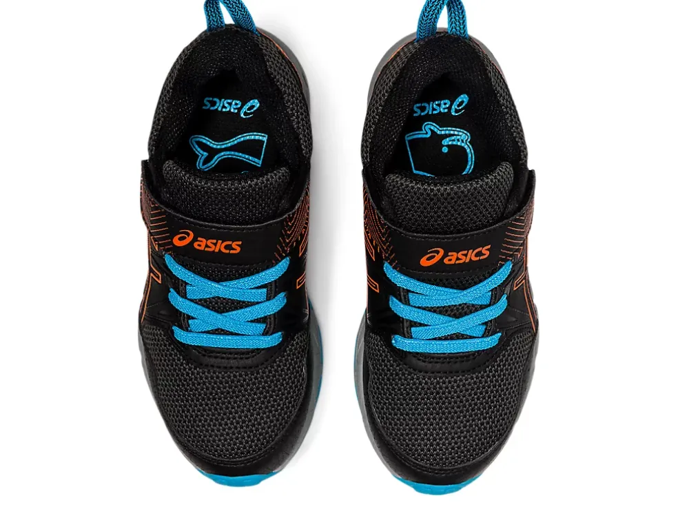 Sale ASICS PRE VENTURE 8 PRE-SCHOOL Black/Marigold Orange