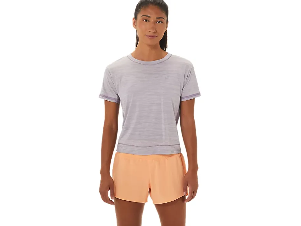 New ASICS RACE CROP TOP Violet Quartz/Dusk Violet