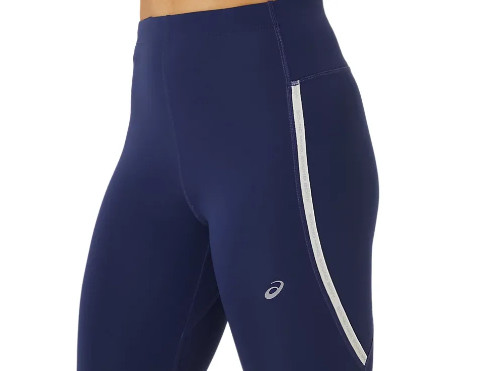 Discount ASICS RACE HIGH WAIST TIGHT Indigo Blue