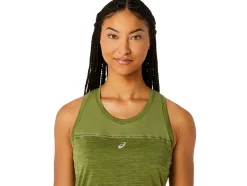 Hot ASICS RACE TANK Cactus/Mantle Green