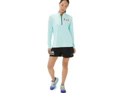 Store ASICS READY-SET HALF ZIP LAM Clear Blue/French Blue