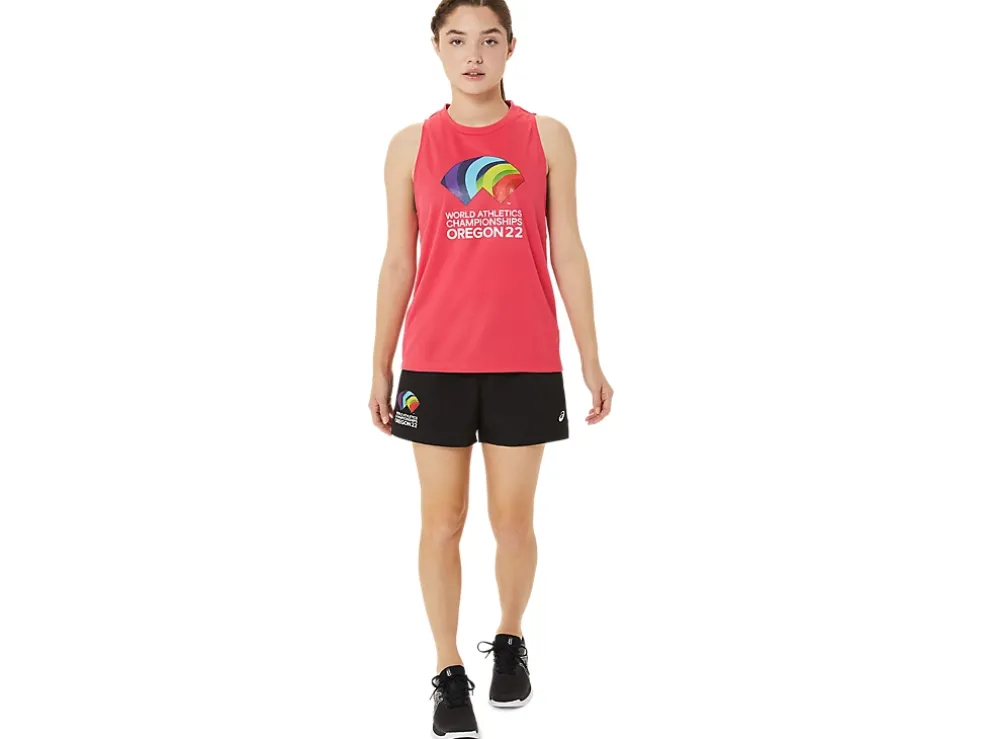 Discount ASICS READY-SET II SINGLET WCH Pixel Pink