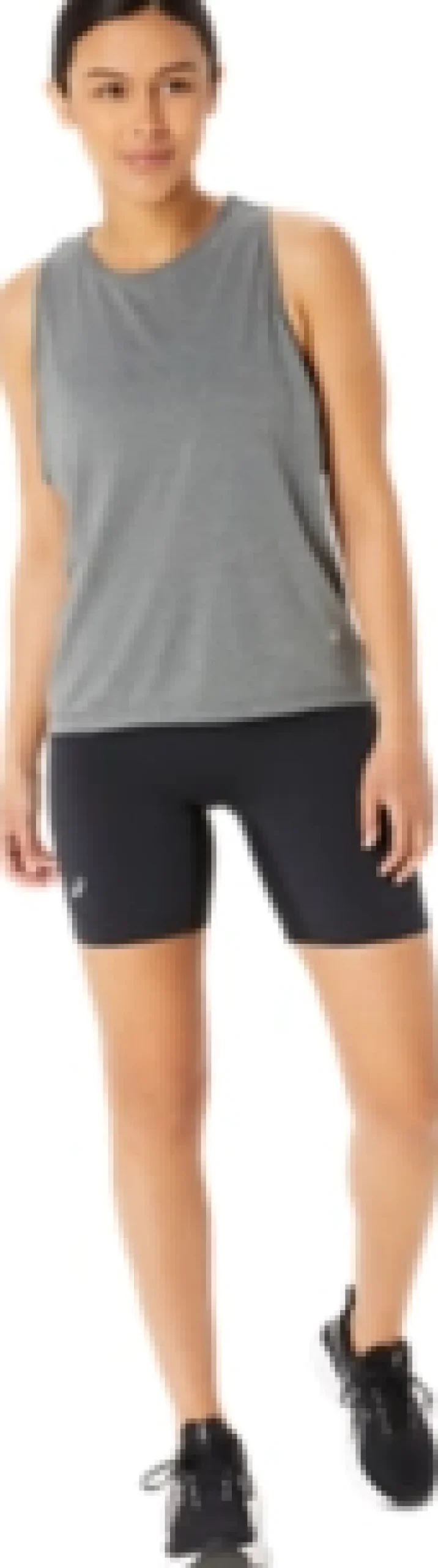 Hot ASICS READY-SET LYTE TANK Dark Grey Heather