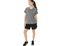 Cheap ASICS READY-SET LYTE V-NECK Dark Grey Heather
