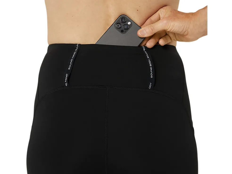 Best ASICS ROAD HIGH WAIST CAPRI TIGHT Performance Black